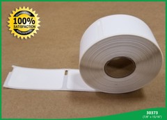 2 Rolls Dymo® Compatible 30373 Pricetag Rat Tail Style Thermal Film Labels