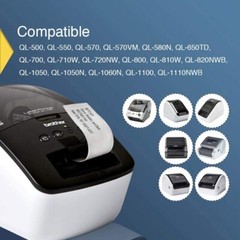 12Rolls 29mmx90mm DK-1201 Shipping Label Fit for Brother QL-1060N