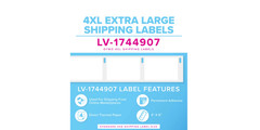 Dymo 4×6 Shipping Labels, LabelWriter 4XL Labels – LV-1744907 – 2 Rolls