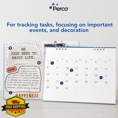 Perco Dark Blue 1/2″ Circle Dot Stickers Labels 3000 Roll Easy Peel