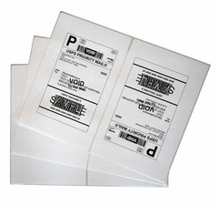 50-20000 Premium 8.5×5.5 Shipping Labels 2-Up Round Corner Half Sheet Self Adhes