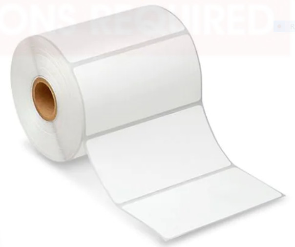 Zebra Eltron 4×1.75 (4″x1 3/4″) Direct Thermal WH Adhesive Labels 1″ Core 2 RLS