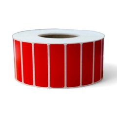 3X1 Red Thermal Direct Industrial Zebra Printer 3″ Core Labels 5100 P/R – 2 RLS