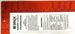 Brady Handmark Portable Label Maker Cleaning Card [3 Pack] 42009 NOS