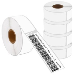 10Rolls 28mm x 89mm 350 Address Label P/R for Dymo 30252 LabelWriter 450 Turbo