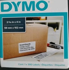 Authentic Dymo LabelWriter 30256 White 300 Shipping Labels 2 5/16 x 4″