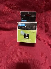DYMO 30327 LabelWriter 1-UP File Folder Labels 9/16 x 3 7/16 White 130/Roll x 2