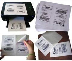 50-4000 Premium 8.5″ X 5.5″ Half Sheet Self Adhesive Shipping Labels 2 Per Sheet