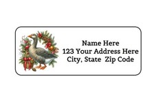 30 CHOCOLATE BIRTHDAY CAKE PERSONALIZED RETURN ADDRESS LABELS 1 in X 2.625 in