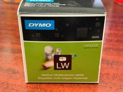 Dymo LW 1 1/4″ x 2 1/4″ White Address Sitcker Labels #30334 OEM *NEW/SEALED*