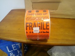 TAPE LOGIC 500Ct 4×6 This End Up Fragile Labels Shipping Stickers #DL1185