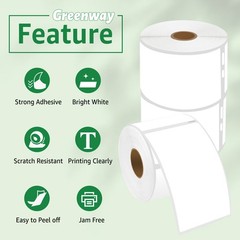 30256 2-5/16″ x 4″ White Adress Shipping Labels For Dymo LW 400 450 Turbo LOT