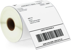 BETCKEY – 4″ x 6″ (102 mm x 152 mm) Shipping Labels Compatible with Zebra & Roll