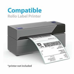 4 x 6 Fanfold / Roll Thermal Shipping Labels Paper for Zebra & Rollo Printers