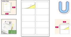 2″ x 4″ White Sticker Labels – 300 Self-Adhesive for All Surfaces