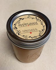 500 Round 2″ Canning Kraft Christmas Mason Jar Stickers Labels for Jars & Lids