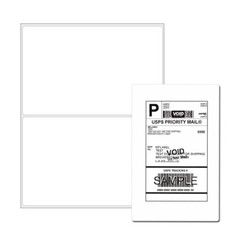300 Self Adhesive 8.5″ x 5.5″ Shipping Mailing Labels Half Sheet Round Corner US