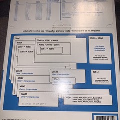 PRES-a-ply Laser Full-Sheet Labels 8 1/2 x 11 White 100/Box 30605