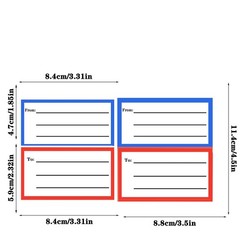 To/From Address Mailing Labels Self-Adhesive Mailing Labels Stickers(120 pcs)