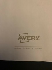 New Avery Presta 94200 Rectangle Labels 1” x 2-5/8” Matte white paper 100 Sheets