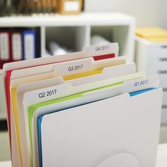 Authentic LW 1-Up File Folder Labels for LabelWriter Label Printers, White, 9…