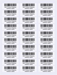 Quality White Sticker Labels 1×2.625 for Efficient Shipping – 900 Labels Total