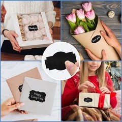 300PCS Chalkboard Labels 2×1.2 Inch – Reusable Writable Stickers for Mason Ja…