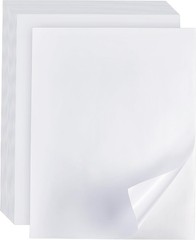 30 Sheets 8.5×11 Inch Full Sheet Label Sticker Paper Printable White Paper