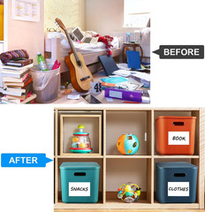 150 Pcs Labels for Storage Bins, 6 X 4 Inch Removable Tear Resistant No Residue