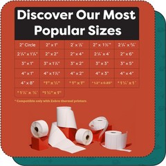 – 3″ X 5″ Direct Thermal Labels (3000 Count, 10 Rolls) – Address Shipping and…