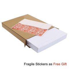 Premium 50 – 2000 Half Sheet Shipping Labels 8.5×5.5 Self Adhesive Blank Labels