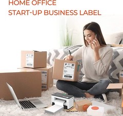 4x6inch Fanfold Direct Thermal Shipping Labels for Zebra Rollo MUNBYN Printers