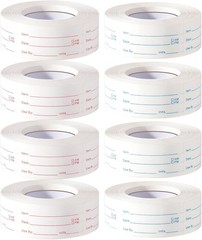 4000 Count Food Labels in Two Colors – Removable 1×2 Inch Stickers for Freezer