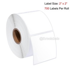 2″ x 2″ Direct Thermal Labels Address Barcode Sticker 700 Per Roll Blank Labels