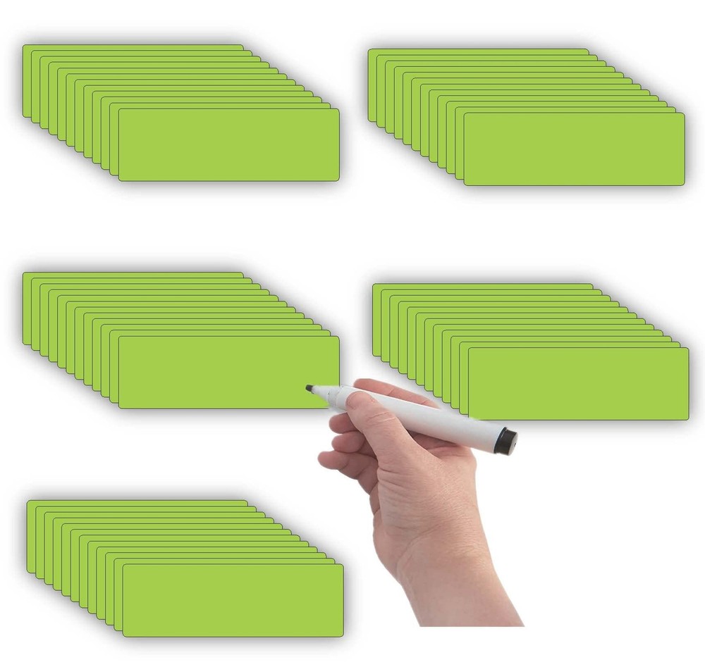 Magnetic Dry Erase Labels (1×3,Pack of 60),Name Tags Magnets Sticker,Durable …