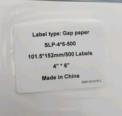 500 Fanfold 4″ x 6″ Direct Thermal Shipping Labels: Phomemo, Rollo, 4×6 Printers