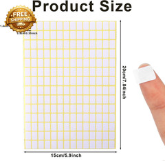 2940 Pcs Matte Small White Labels Stickers Blank Labels Removable Price Tags