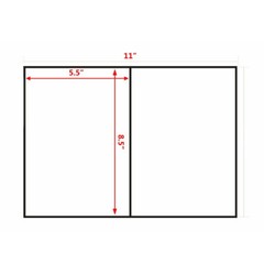 200-4000 Half Sheet 8.5×5.5 Shipping Labels 2/Sheet Self Adhesive Lables