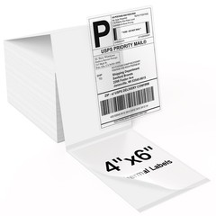 4×6 Inch Clear Thermal Labels, Premium Transparent Direct Thermal Labels with…