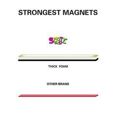 Big Magnetic Dry Erase Labels Name Plates White Board 32 Labels 8 Colors,5.5″…