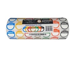 Removable Day Labels – 1″ Peel Tabs – Weekly (Mon-Sun) – 7000 Stickers for FIFO,