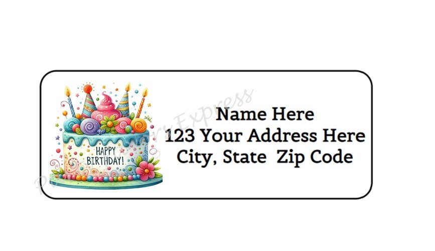 30 GINGERBREAD MAN CHRISTMAS PERSONALIZED RETURN ADDRESS LABELS 1 in X 2.625 in