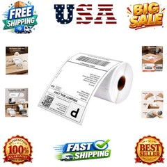 4″x6″ Direct Thermal Printer Label, Shipping Labels Compatible with Rollo, Ja…