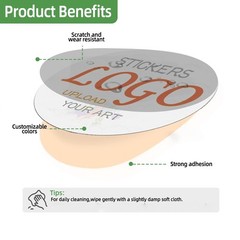 500-10000 Pack Personalised Printed Custom Stickers Labels for Business Private