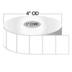 6000 labels 2.25×1.25 Direct Thermal Barcode Labels Zebra LP2824 TLP2824 LP2844