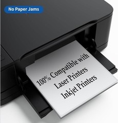 500 Shipping Labels Full Sheet 8.5×11 Self Adhesive Blank Paper for Inkjet Laser