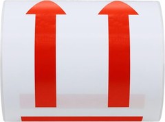 3×5 inch Red Arrows This Side Up Stickers Safe Handling for Shipping and Pack…