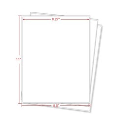 100-1000 Full Sheet Labels 8.5″x11″ Shipping Address Blank Labels Self Adhesive