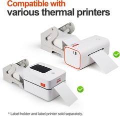 Multicolor Fanfold 4”x 6” Thermal Shipping Labels – 500 Count for E-commerce Use