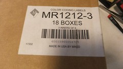 Maco MR1212-3 3/4″ Diameter Light Blue Labels 18000 Total
